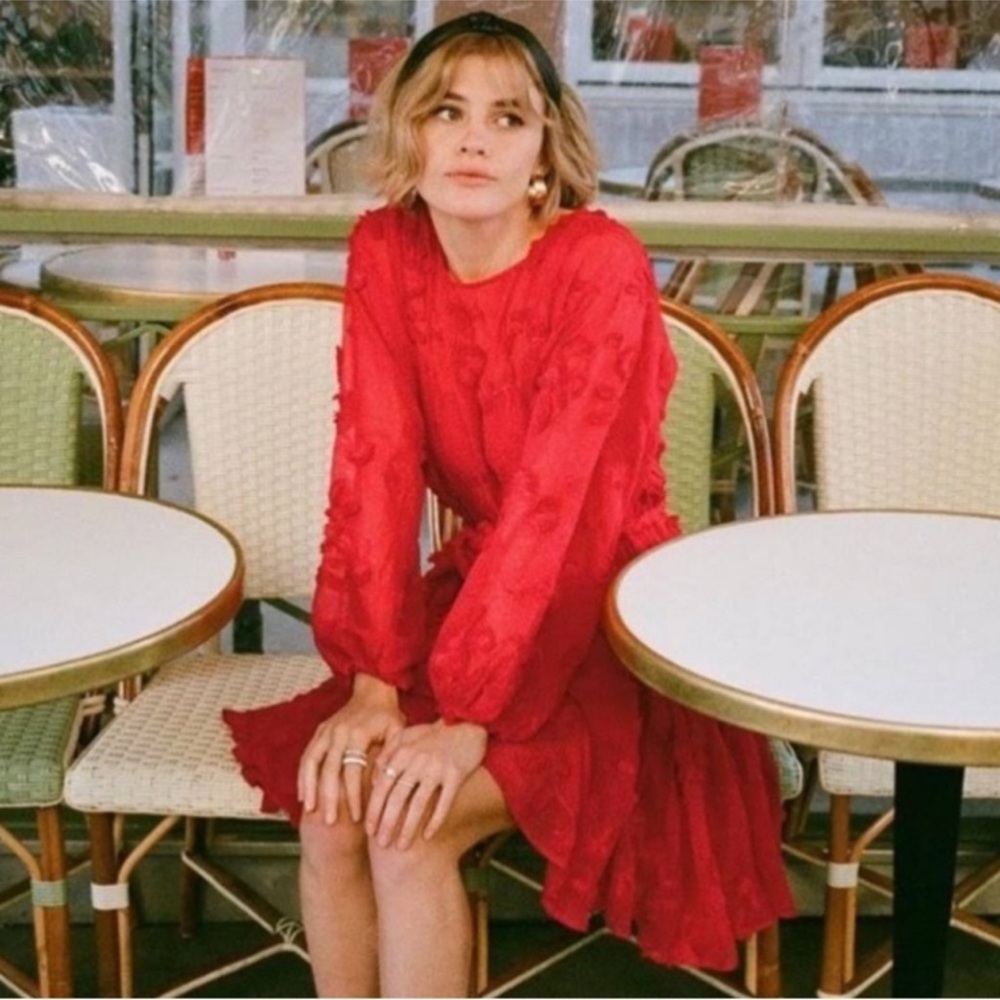 Anthropologie MARE MARE Amal Textured Mini Dress - Picture 12 of 12